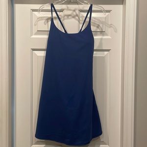 Size L (12-14) Halara Everyday Cloudful Backless 2-in-1 Flare dress